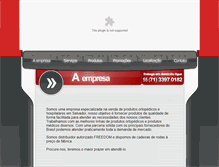 Tablet Screenshot of casadopacienteortopedia.com.br